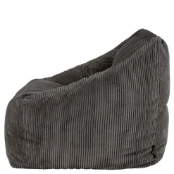 icon Zitzak en XL Poef Morgan - Corduroy Zitzak - Houtskool