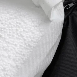 icon Zitzak en XL Poef Natalia - Chenille Zitzak Fauteuil - Beige