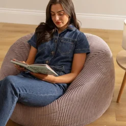 icon Zitzak Kingston - Corduroy Zitzak Volwassenen - Paars