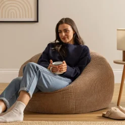 icon Zitzak Kingston - Corduroy Zitzak Volwassenen - Mokka