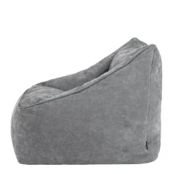 icon Zitzak Natalia - Chenille Zitzak Fauteuil - Grijs