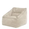 icon Zitzak Natalia - Chenille Zitzak Fauteuil - Beige
