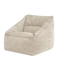 icon Zitzak Natalia - Chenille Zitzak Fauteuil - Beige