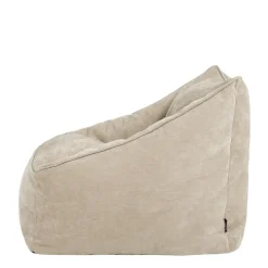 icon Zitzak Natalia - Chenille Zitzak Fauteuil - Beige
