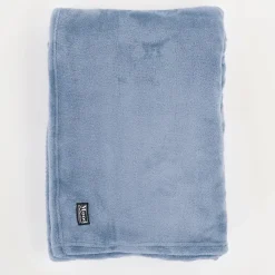 In The Mood Collection Famke Fleece Plaid - 180 x 130 cm - Lichtblauw