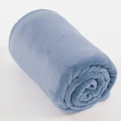 In The Mood Collection Famke Fleece Plaid - 180 x 130 cm - Lichtblauw