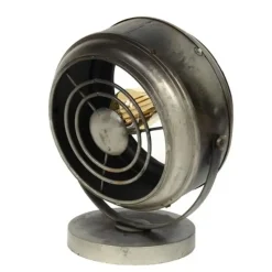Industriele tafellamp Bame - 20x29x33 cm - Zilver - Zilverkleurig