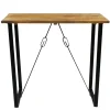 Industriële bartafel Vegas 130x70x110 cm Mangohout - Mangohout - Bruin