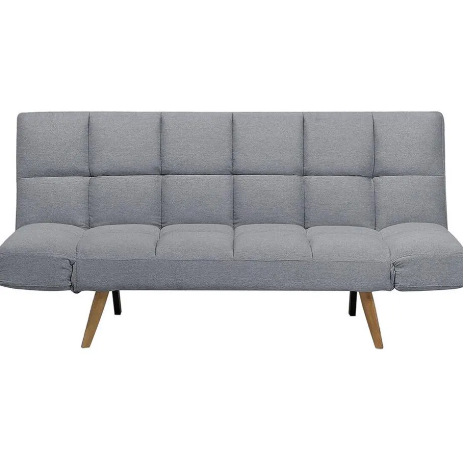 INGARO - Slaapbank 3-zits - Lichtgrijs - Polyester