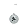 Inge Christmas Decor Disco kerstbal - zilver - D7 cm - glas/foam