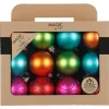 Inge Christmas Decor Kerstballen - 24x - 6 cm - gekleurd