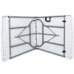 Inklapbare kunststof tafel 180 x 74 cm