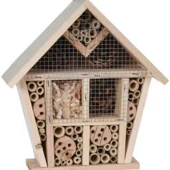 Insectenhotel - naturel - hout - bijenhuis - 30 cm