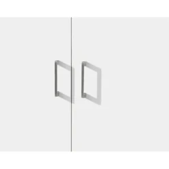 Interiax Kledingkast 'Amelie' - Wit - 2 Deurs - 180x60x40 cm