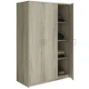 Interiax Kledingkast 'Amelie' - Sonoma Eik - 3 Deurs - 180x120x54 cm