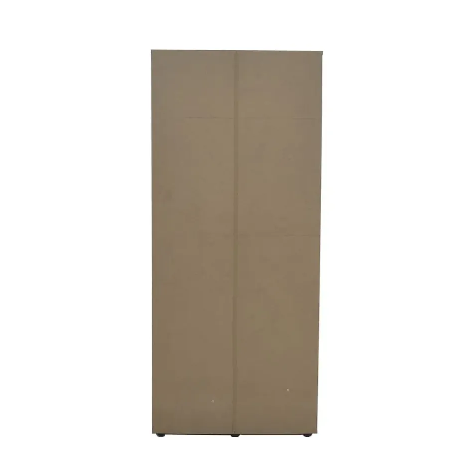 Interiax Kledingkast 'Lena' - Wit - 2 Deurs - 185x80x52cm