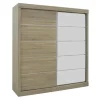 Interiax Kledingkast 'Mila' - Sonoma Eik - Schuifdeurkast - 197x182x52 cm