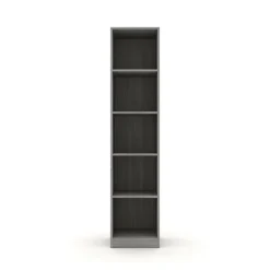 Interiax Kledingkast 'Mila' - Grijze Eik - 1 Deurs - 180x40x42 cm