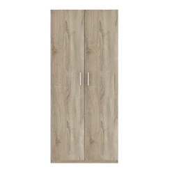 Interiax Kledingkast 'Mila' - Sonoma Eik - 2 Deurs - 180x80x42 cm