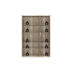 Interiax Kledingkast 'Mila' - Sonoma Eik - 3 Deurs - 180x120x42 cm