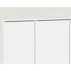 Interiax Opbergkast - Kledingkast 'Amelie' - Wit - 3 Deurs - 180x120x40cm