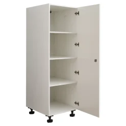 Interiax WASHWALL 'Mary' Wasmachine Opbergkast Wit - 162x50x67.5 cm