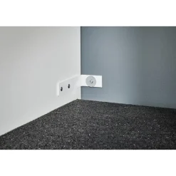 Interiax WASHWALL 'Mary' Wasmachine Opbergkast Wit - 162x50x67.5 cm