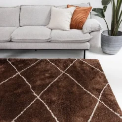 Interieur05 berber vloerkleed Nea roest/creme - 230 x 160 cm