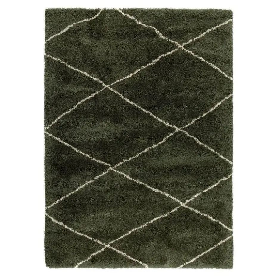 Interieur05 berber vloerkleed Nea groen/cream - 330 x 240 cm