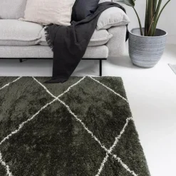 Interieur05 berber vloerkleed Nea groen/cream - 330 x 240 cm