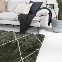 Interieur05 berber vloerkleed Nea groen/cream - 330 x 240 cm