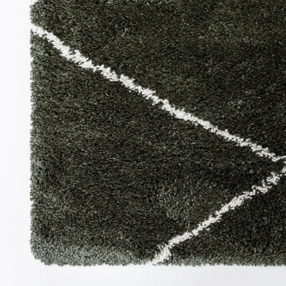 Interieur05 berber vloerkleed Nea groen/cream - 330 x 240 cm