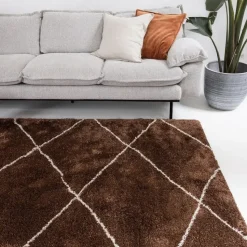 Interieur05 berber vloerkleed Nea roest/creme - 330 x 240 cm