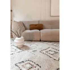 Interieur05 Berber Vloerkleed Ikat grijs/beige - 230 x 160 cm