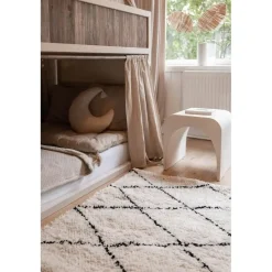 Interieur05 berber vloerkleed Nea wit/zwart - 230 x 160 cm