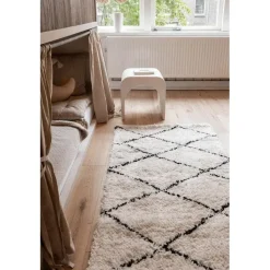 Interieur05 berber vloerkleed Nea wit/zwart - 230 x 160 cm