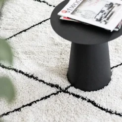 Interieur05 berber vloerkleed Nea wit/zwart - 330 x 240 cm