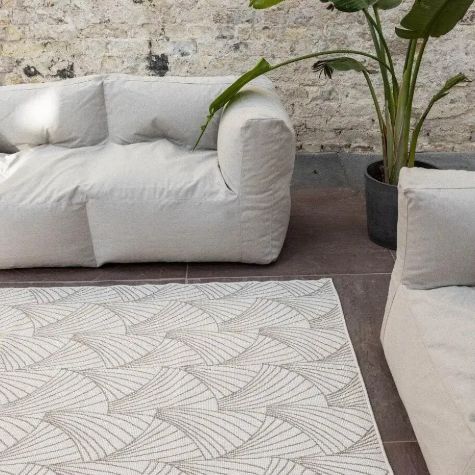 Interieur05 Buitenkleed Deco bruin/grijs - 340 x 240 cm