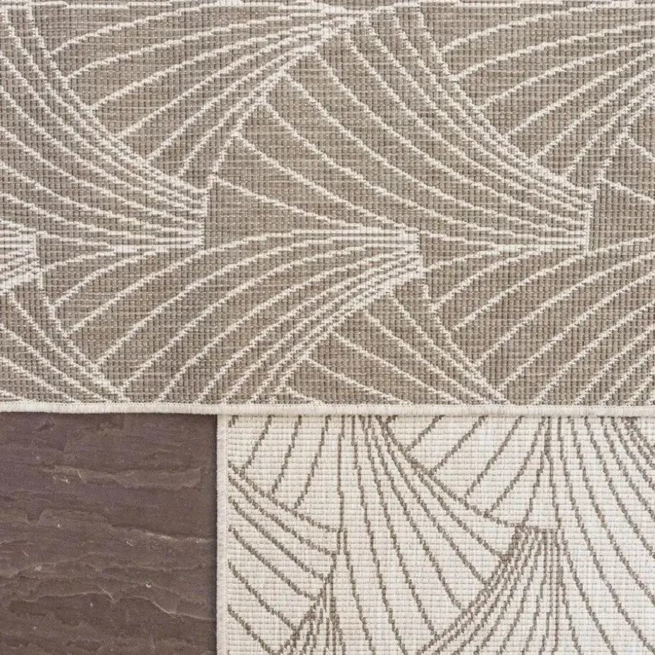 Interieur05 Buitenkleed Deco bruin/grijs - 290 x 200 cm