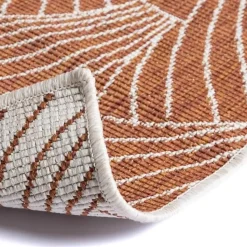 Interieur05 Buitenkleed Deco roest/wit - 230 x 160 cm