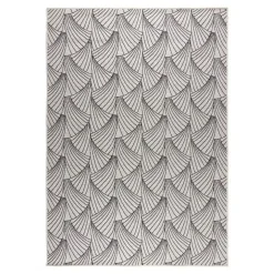 Interieur05 Buitenkleed Deco zwart/wit - 230 x 160 cm