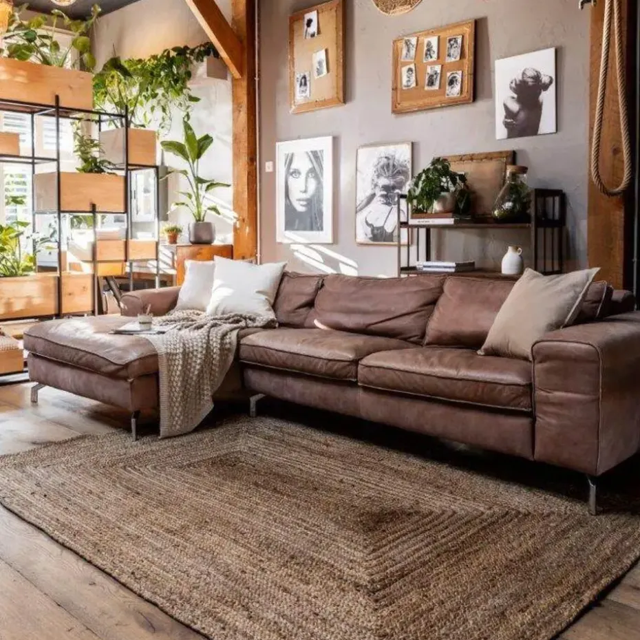 Interieur05 buitenkleed jute naturel - 190 x 140 cm