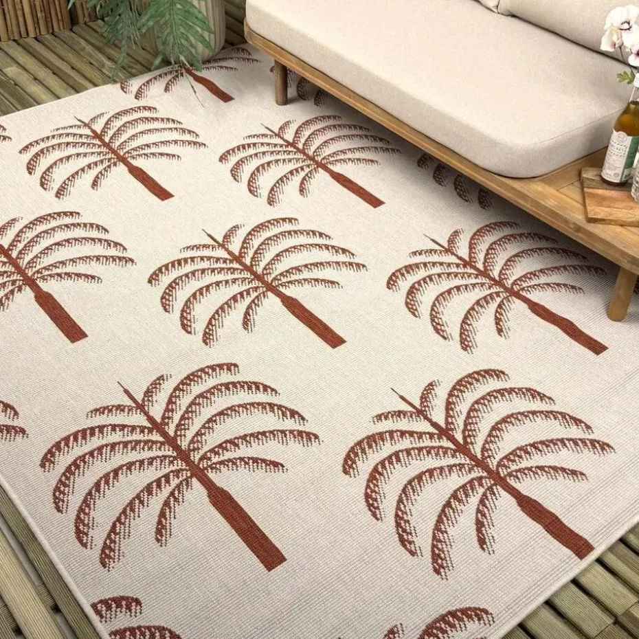 Interieur05 buitenkleed roest Oase - 340 x 240 cm