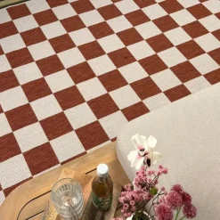 Interieur05 buitenkleed roest Level - 340 x 240 cm