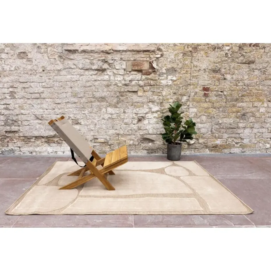 Interieur05 buitenkleed Stone bruin - 230 x 160 cm