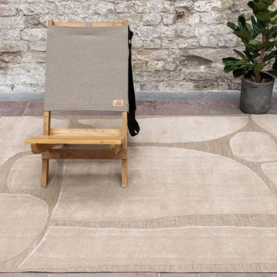 Interieur05 buitenkleed Stone bruin - 230 x 160 cm