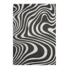 Interieur05 Buitenkleed Swirl Zwart - 340 x 240 cm