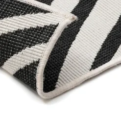 Interieur05 Buitenkleed Swirl Zwart - 340 x 240 cm