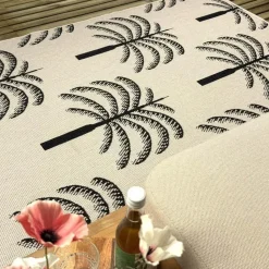 Interieur05 buitenkleed zwart/wit Oase - 290 x 200 cm