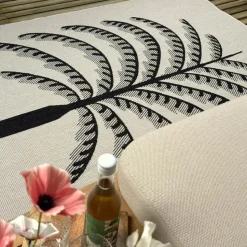 Interieur05 buitenkleed zwart/wit Breeze - 290 x 200 cm